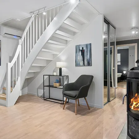 Apartment Near Downtown - Large Beds - Free Parking *