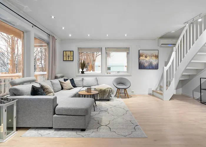 Apartment Near Downtown - Large Beds - Free Parking Tromso